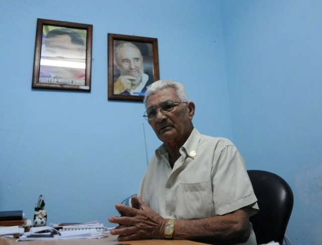 Marcelo Verdecia Perdomo, presidente de la Asociación de Combatientes de la Revolución Cubana (ACRC) en Cienfuegos