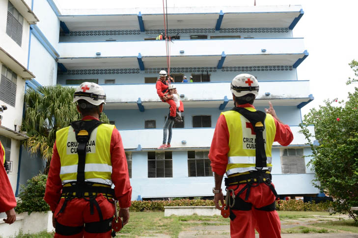 Los Grupos Especiales de Rescate y Salvamento son primordiales en la labor de la Cruz Roja. Foto: Modesto Gutiérrez Cabo