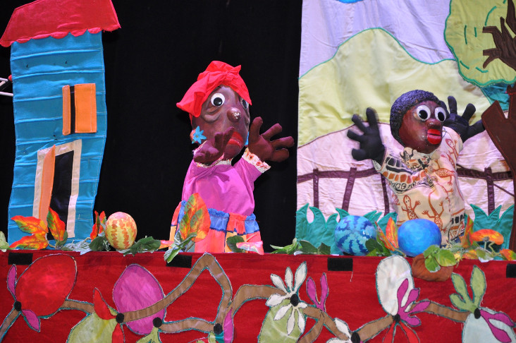 Teatro de la Fortaleza presentó su pieza infantil Churrinche y el güije del monte, en el “Tomás Terry” de Cienfuegos, durante viernes, sábado y domingo. /Foto: Efraín Cedeño