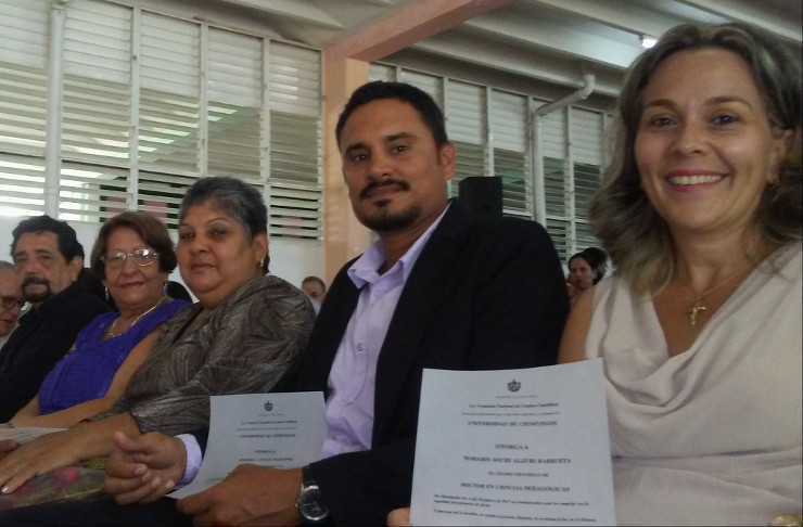 Diez nuevos doctores se suman al claustro de la Universidad de Cienfuegos. /Foto: Ismary