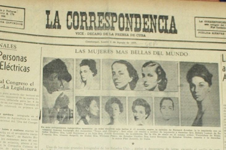 Las mujeres más bellas del mundo en septiembre de 1957… según La Correspondencia.