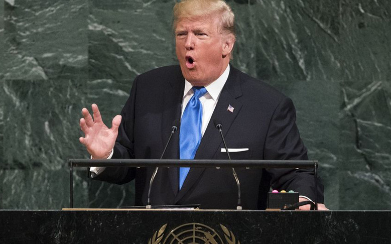 Para analistas, el primer discurso del mandatario estadounidense ante el segmento de alto nivel de la 72.ª Asamblea General de la ONU estuvo marcado por un tono y temas previstos de antemano. Nada nuevo. No hubo sorpresas. /Foto: Reuters