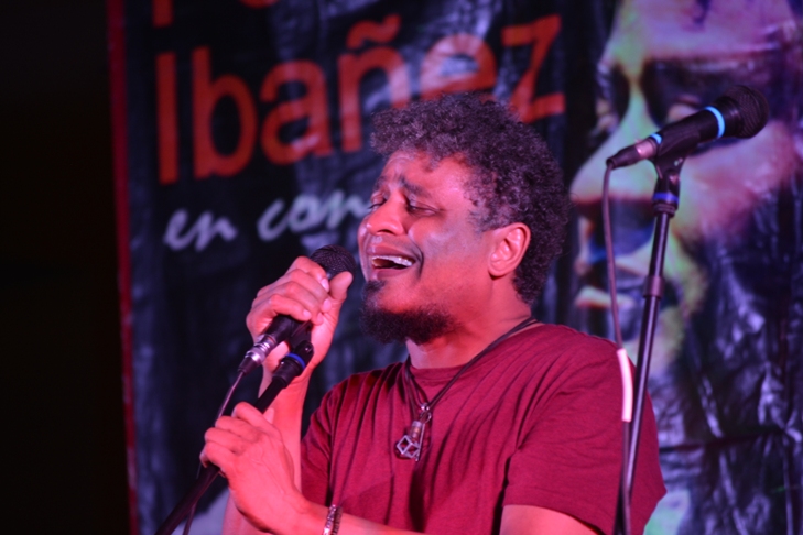 Polito Ibáñez en concierto por el 200 aniversario de la fundación de la colonia Fernandina de Jagua./Foto: Zulariam