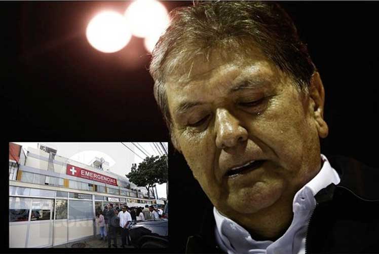 El expresidente peruano Alan García murió hoy después de dispararse un tiro en la cabeza para evitar su detención por orden de un juez anticorrupción