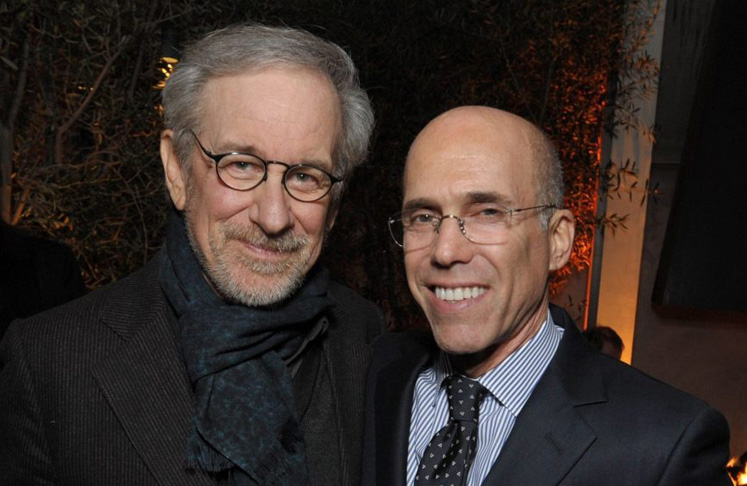 Spielberg y Jeffrey Katzenberg, expresidente de Disney. /Foto: John Shearer (Invision/AP/Shutterstock)
