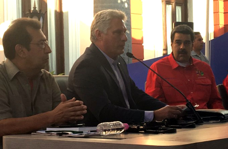 El presidente cubano Miguel Díaz-Canel afirmó que el Foro de Sao Paulo es la mejor tribuna para ratificar que Cuba no renunciará, ni traicionará jamás ni a sus principios, ni a Venezuela. /Foto: Twitter @PresidenciaCuba