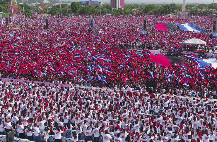 Más de 500 invitados de todo el mundo asistirán este viernes en la Plaza de la Fe Juan Pablo II, de Managua, en las celebraciones por el aniversario 40 del triunfo de la Revolución Sandinista. /Foto: El19digital.com