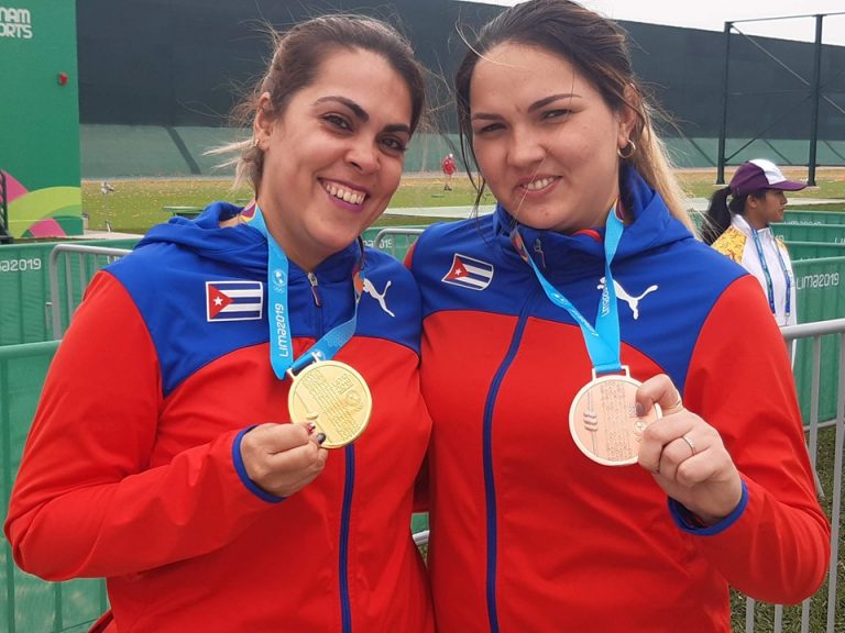 Laina Pérez y Sheyla González gana oro y bronce en Panamericanos, primeras medallas de Cuba en la cita./Foto: Tomada de Cubadebate