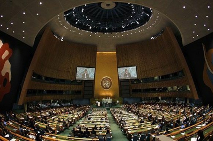 Desde 1992, la Asamblea General de la ONU ha aprobado 27 resoluciones que reclaman al gobierno estadounidense poner fin a su política de bloqueo contra Cuba, sin condicionamiento alguno./Foto: Prensa Latina