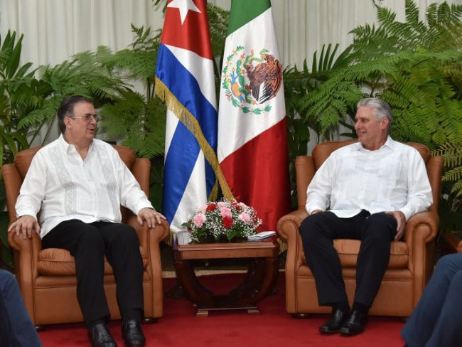 En un ambiente cordial, se congratularon por la continuidad de los históricos lazos de amistad. Foto: @Presidencia de Cuba/Twitter.