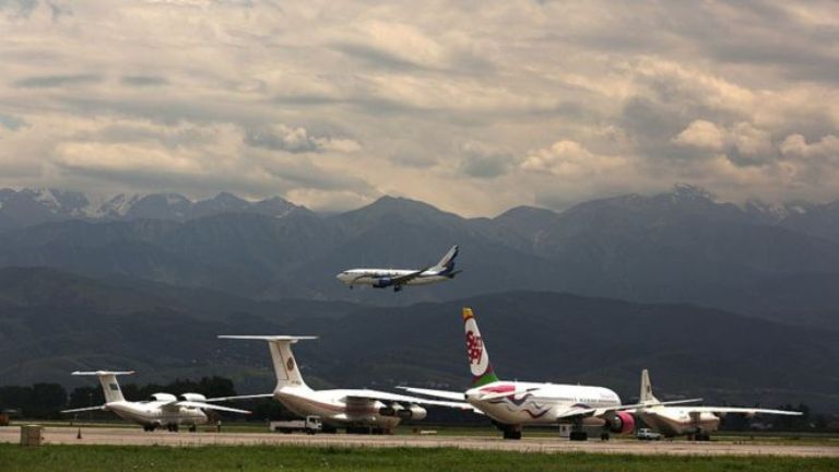 Aeropuerto de Almaty, foto de archivo. /Foto: Getty Image