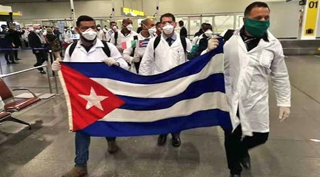 El coronavirus, la ceguera y el cubano solidario.