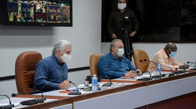 Reunión del Consejo de Ministros, correspondiente al mes de junio. /Foto: Estudios Revolución