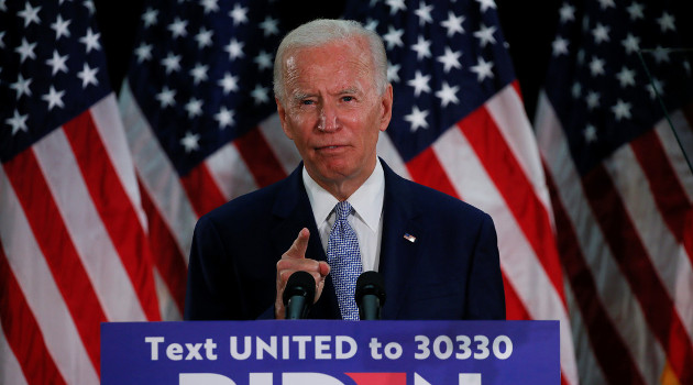 Joe Biden, candidato presidencial por el Partido Demócrata para las elecciones de noviembre. /Foto: Jim Bourg (Reuters)
