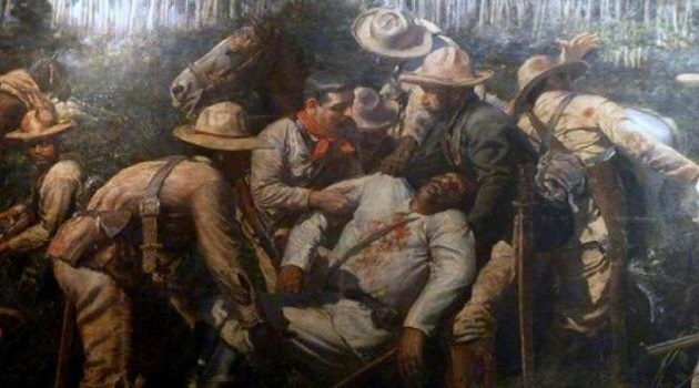La muerte de Maceo, obra pictórica de Armando Menocal.