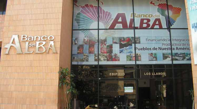 Banco del ALBA en Caracas. /Foto: Prensa Latina