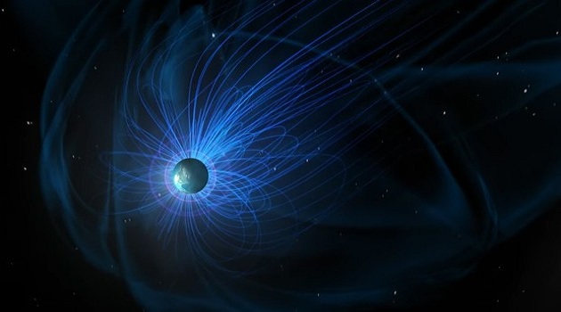 Una ilustración del campo magnético de la Tierra / Captura de pantalla. Centro de vuelo espacial Goddard de la NASA