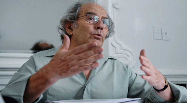Argentino Adolfo Pérez Esquivel, Premio Nobel de la Paz. /Foto: Prensa Latina