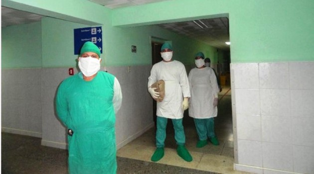 El Centro de Especialidades Ambulatorias, Hospital para la atención a pacientes confirmados de covid-19 en Cienfuegos, un colectivo de valientes./Foto: Magalys Chaviano