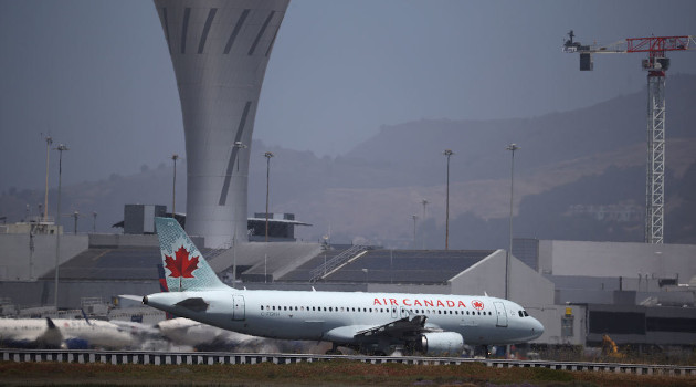 Aeronave de Air Canada. /Imagen ilustrativaJ /Foto: Justin Sullivan / AFP