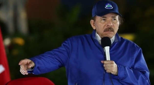Ortega habló en el acto conmemorativo por el aniversario 87 del asesinato del líder antimperialista Augusto César Sandino. /Foto: Jairo Cajina