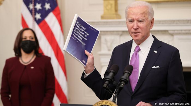 Joe Biden y la vicepresidenta Kamala Harris./Foto: Jonathan Ernst /Reuters
