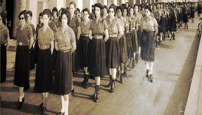 Las integrantes del Batallón eran fundamentalmente adolescentes y jóvenes. /Foto: Trabajadores.