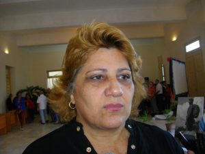 Lidia Esther Brunet Nodarse, Miembro del Comité Central del PCC y su primera secretaria en Cienfuegos. / Foto: Julio Martínez Molina