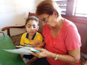 Hace una década Conchita es maestra ambulante. Foto: de la autora.