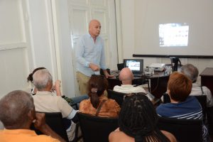 En la jornada final se realizó un taller sobre la crónica en televisión.