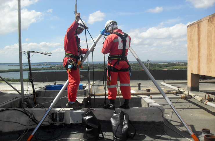 En 2015, los integrantes del Grupo Especial de Operaciones y Socorro fueron entrenados por la Cruz Roja Noruega en labores de búsqueda y rescate, y acreditados para cumplir misiones internacionales. /Foto: de la autora