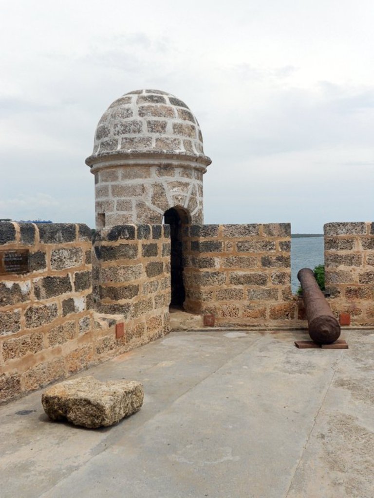 Esta cúpula pétrea es una de las tres que exhibe la Fortaleza de Nuestra Señora de los Ángeles de Jagua. / Foto: Igorra