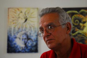 El artista cienfueguero Rafael Cáceres. Foto: Juan Carlos Dorado