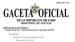 gaceta oficial