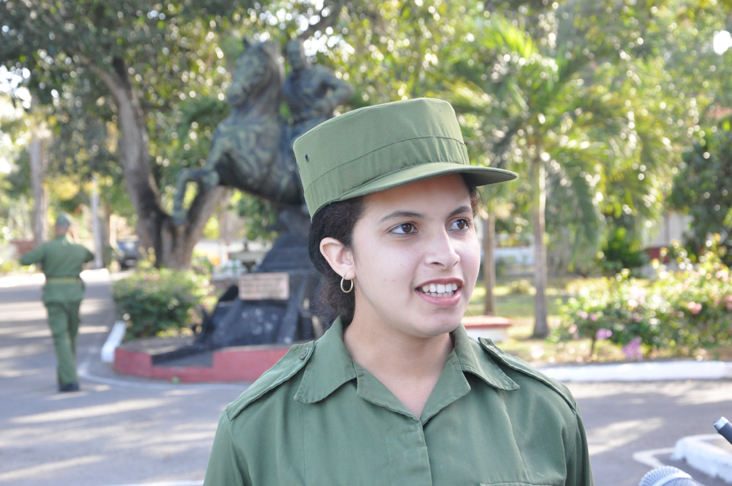 Soldado Maidelín Cruz./ Foto: Efraín Cedeño