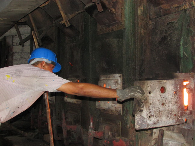 El área de generación de vapor del “14 de Julio” distingue por su eficiencia. /Foto: Yuliet Sáez