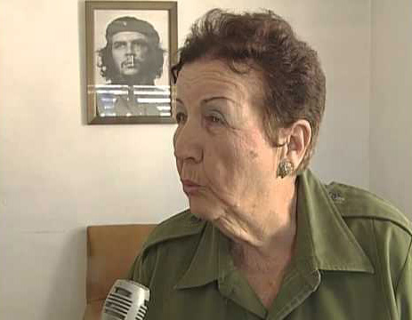 Lutgarda Balboa Egües, jefa del Batallón Femenino. /Foto: Internet 