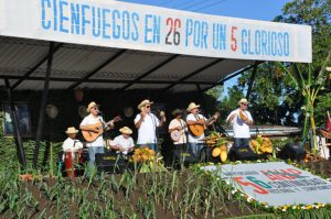 No faltó la música guajira en el guateque por el Día del Campesino. Foto: Efraín Cedeño