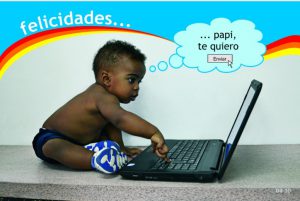 Las postales por el día de los padres están a la venta desde hace semanas. Foto: Imagen tomada de Internet