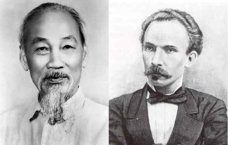 Ho Chi Minh y José Martí unidos en una fecha que hermana a dos pueblos.