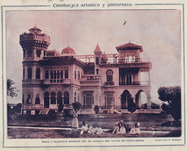 Vista del Palacio de Valle en revista Bohemia de 1919. / Foto: Cortesía de la Oficina del Conservador de la Ciudad de Cienfuegos