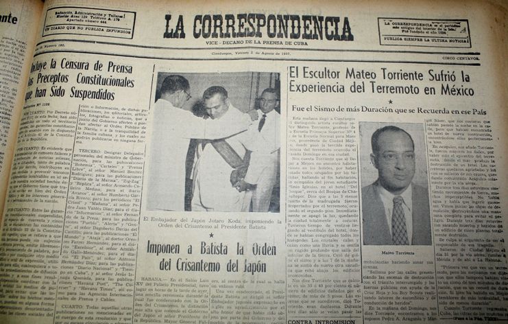 Periódico La Correspondencia.