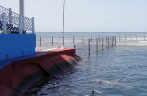 Las cercas del mar también fueron sustituidas. Foto: Efraín Cedeño