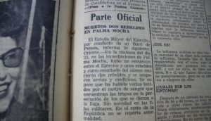 Los combates en Palma Mocha y sus inmediaciones seguían dando de qué hablar al ejército, empeñado en manipular lo que realmente sucedió allí.