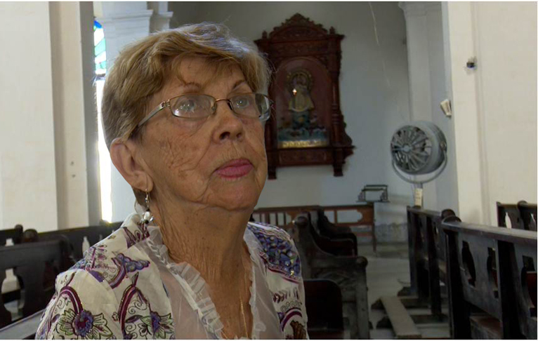 Hace 60 años Mercedes Gordiana Barcia Lema, entraría en la historia local, como la novia que se casó al fragor del combate del 5 de septiembre de 1957. / Foto: de la autora.