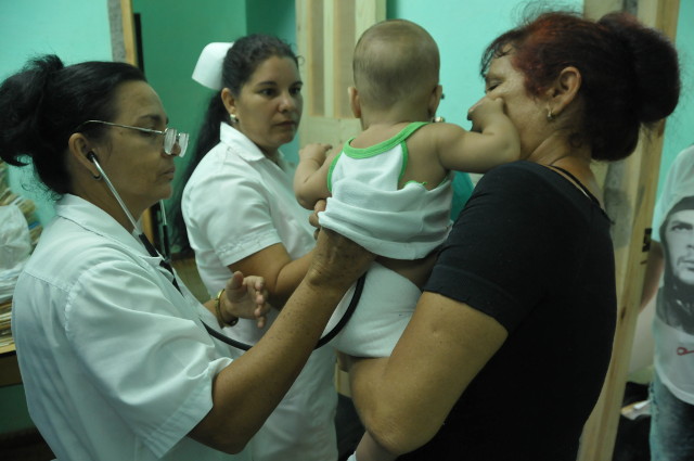 Las mejoras constructivas del consultorio del médico en Guayabales benefician a más de 670 habitantes de esa localidad aguadense. /Foto: Juan Carlos Dorado
