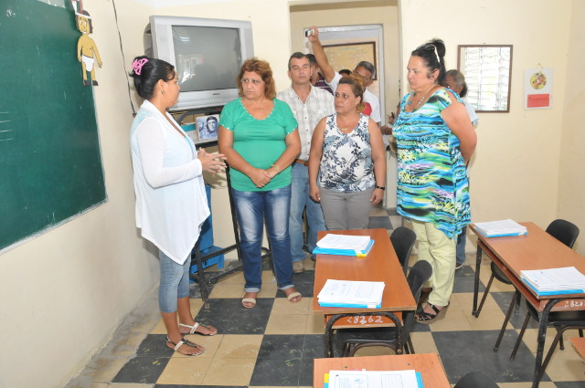 Con las acciones constructivas mejora la atención a niños con necesidades educativas especiales en la escuela Alberto Roca Galindo, de Lajas. /Foto: Juan Carlos Dorado