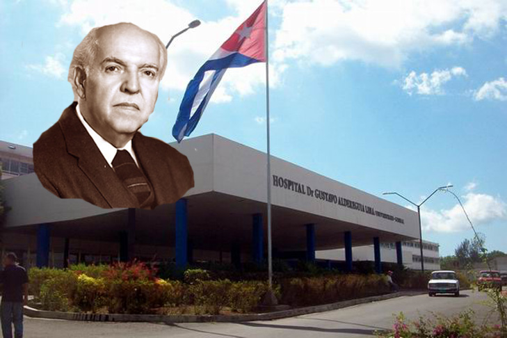 El hospital clínico quirúrgico y docente de la ciudad de Cienfuegos, primero de su tipo construido en el país e inaugurado por el Comandante en Jefe Fidel Castro el 23 de marzo de 1979, prestigia con su nombre al destacado profesional y revolucionario.