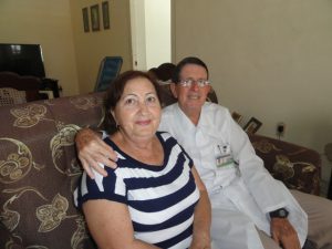 Dr Ortelio Chaviano y su esposa
