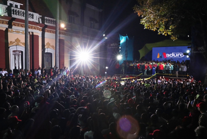 El pueblo de Venezuela se pronunció en un proceso electoral que transcurrió con gran tranquilidad, con gran civismo. Foto:EFE